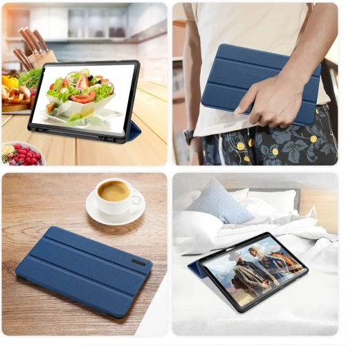Etui Dux Ducis Domo Samsung Galaxy Tab S10+ Plus / S9+ Plus / S9 FE+ Plus niebieskie