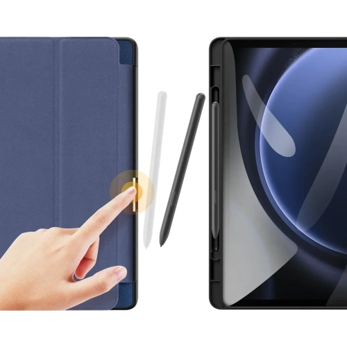 Etui Dux Ducis Domo Samsung Galaxy Tab S10+ Plus / S9+ Plus / S9 FE+ Plus niebieskie
