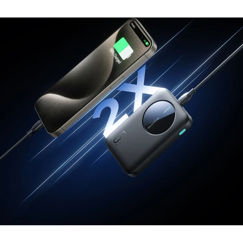 Hurtownia GSM - Powerbank Joyroom JR-PBF13 5000mAh 2.4A 2xUSB-A, USB-C czarny - JYR1063 - {ean13} - Hurt