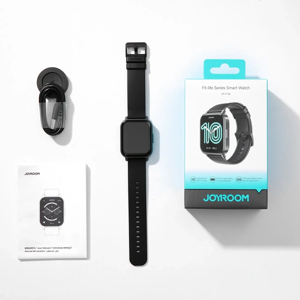 Hurtownia GSM - Joyroom Fit-Life JR-FT3S Smartwatch mit Anrufbeantwortungsfunktion grau - JYR1066 - {ean13} - Hurt