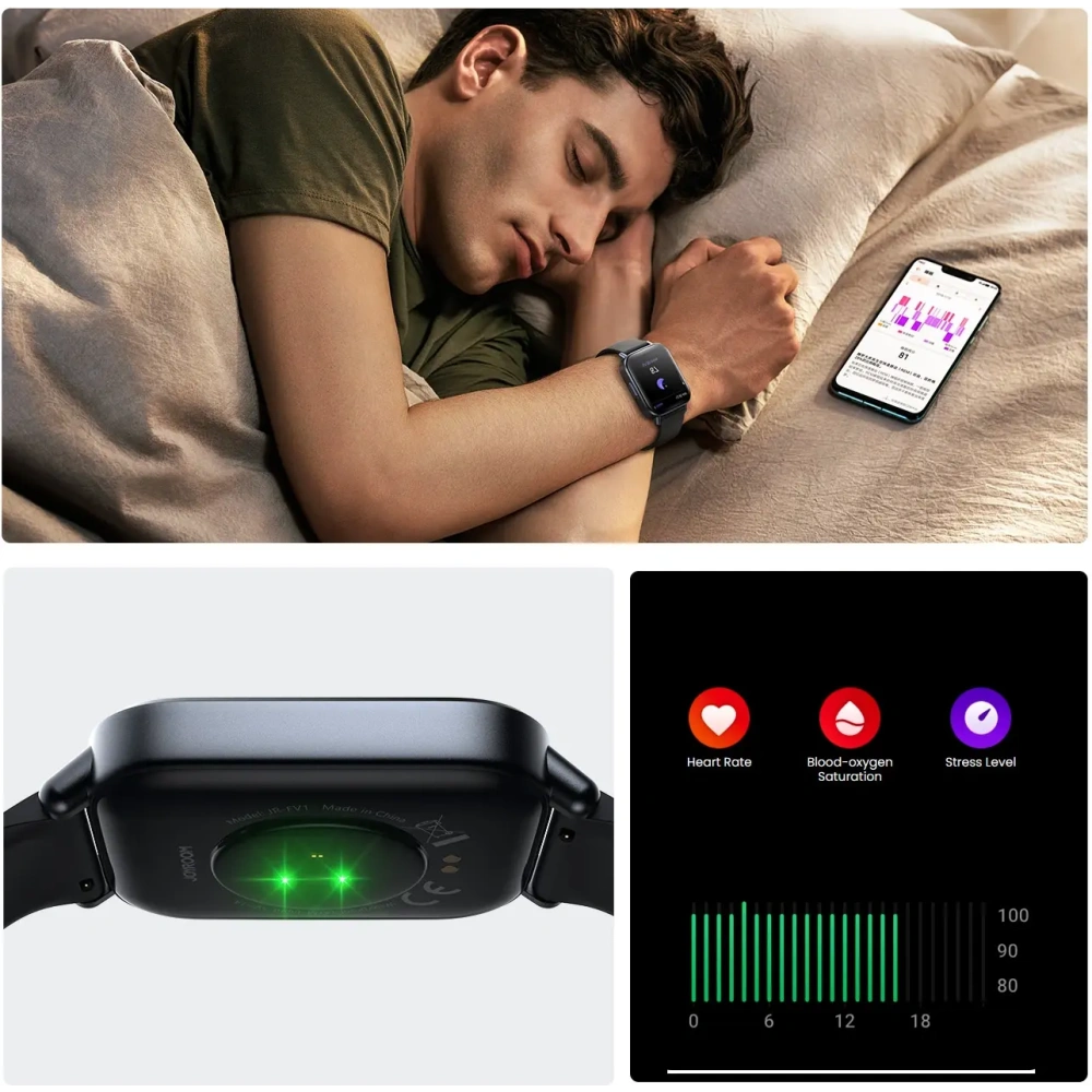 Hurtownia GSM - Joyroom Ceas inteligent Fit-Life JR-FT3S cu funcție de răspuns la apeluri, gri - JYR1066 - {ean13} - Hurt