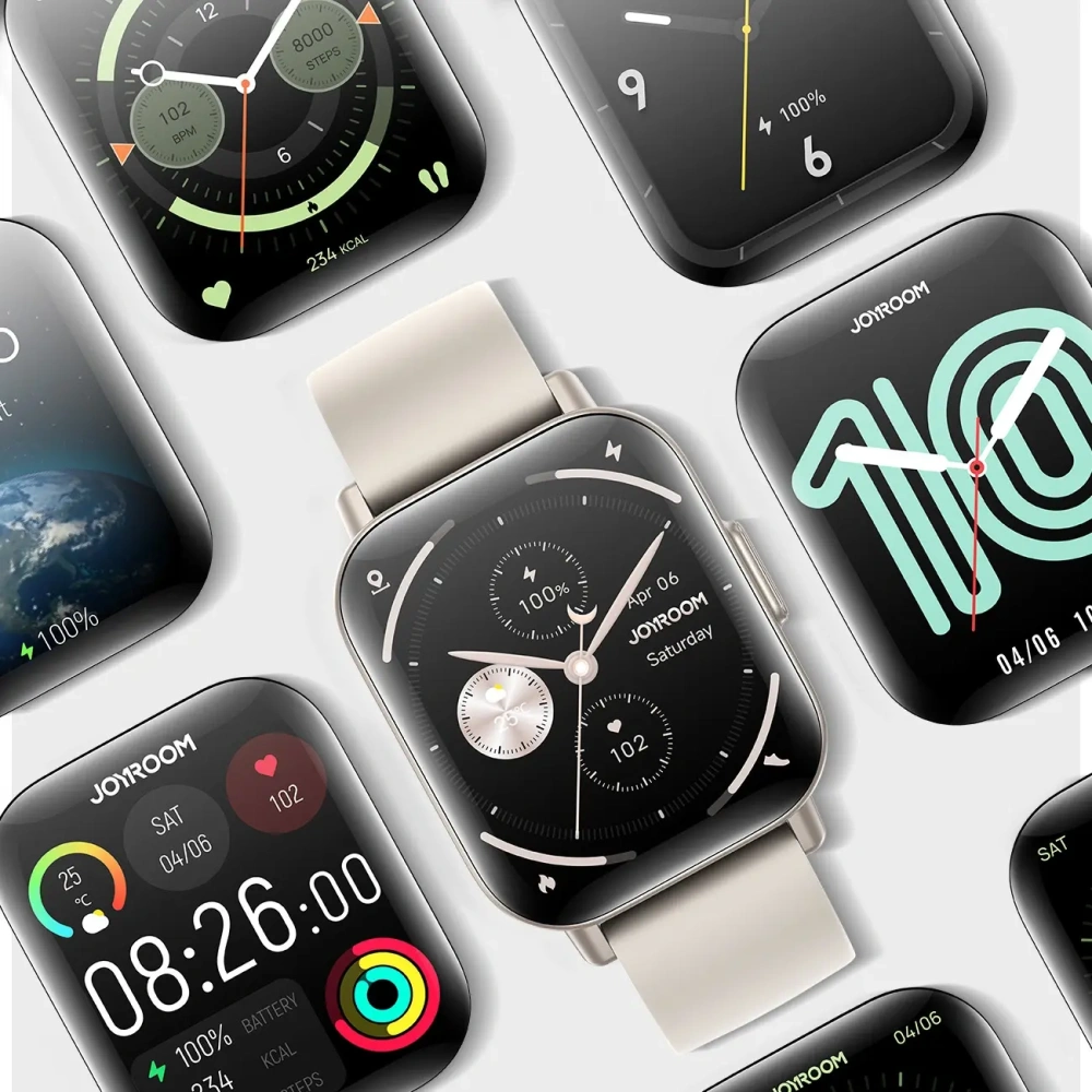 Hurtownia GSM - Smartwatch Joyroom Fit-Life JR-FT3S z funkcją odbierania połączeń w kolorze tytanowym - JYR1067 - {ean13} - Hurt
