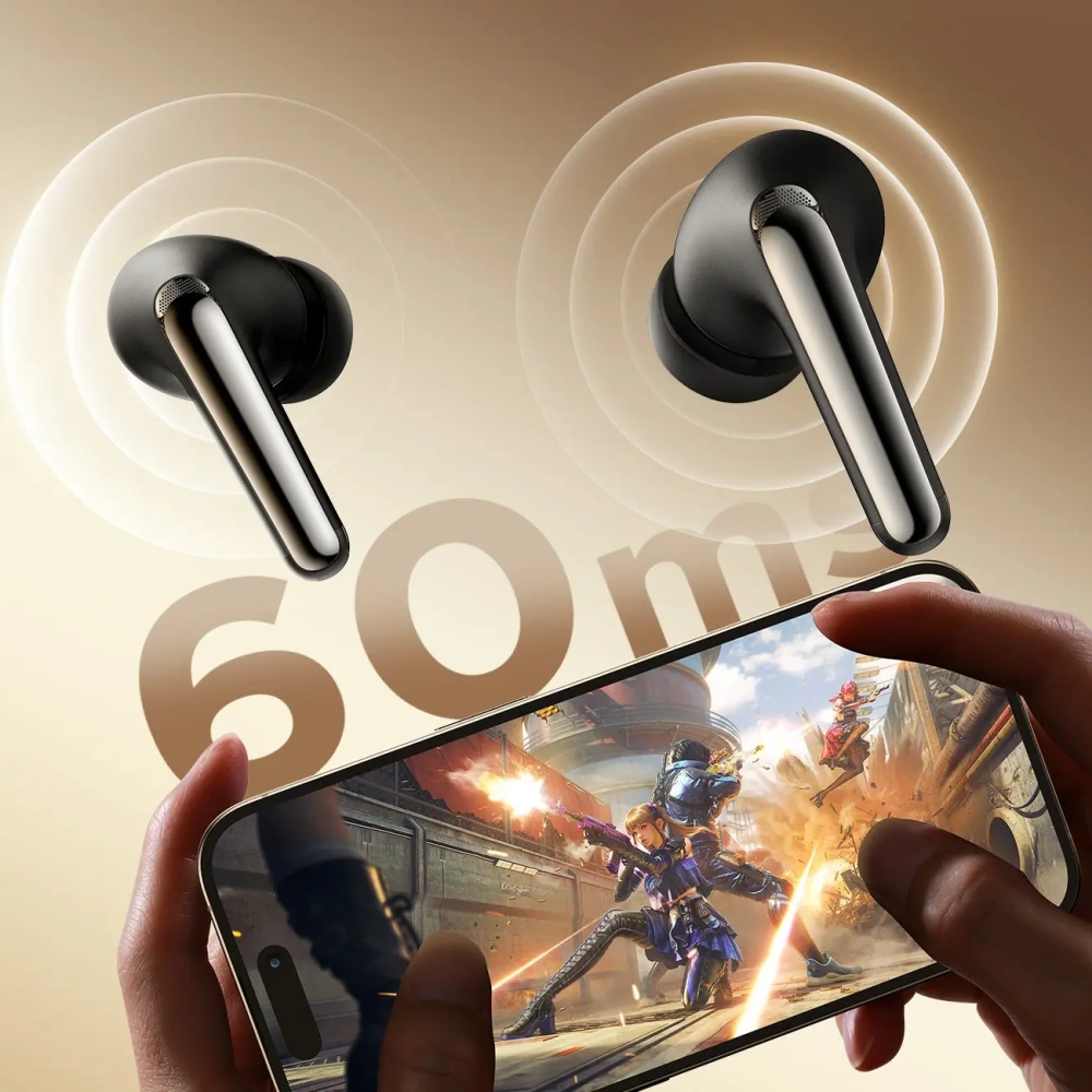 Hurtownia GSM - Joyroom Funpods vezeték nélküli fülhallgató JR-FN1 TWS Bluetooth 5.4 ANC ENC fekete - JYR1068 - {ean13} - Hurt