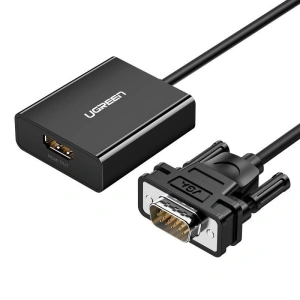 Konwerter UGREEN HDMI do VGA + jack 3,5mm, 30 cm