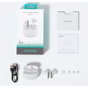 Hurtownia GSM - Joyroom Funpods vezeték nélküli fülhallgató JR-FN1 TWS Bluetooth 5.4 ANC ENC fehér - JYR1069 - {ean13} - Hurt