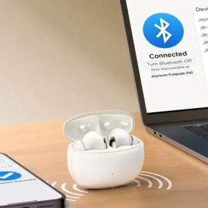 Hurtownia GSM - Joyroom Funpods vezeték nélküli fülhallgató JR-FN1 TWS Bluetooth 5.4 ANC ENC fehér - JYR1069 - {ean13} - Hurt