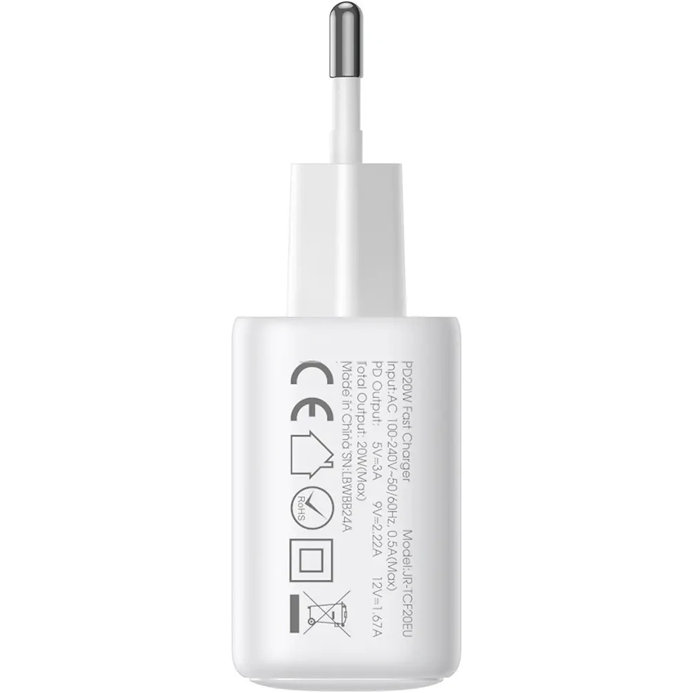 Hurtownia GSM - Ładowarka sieciowa Joyroom JR-TCF20 USB-C PD 20W biała - JYR1072 - {ean13} - Hurt