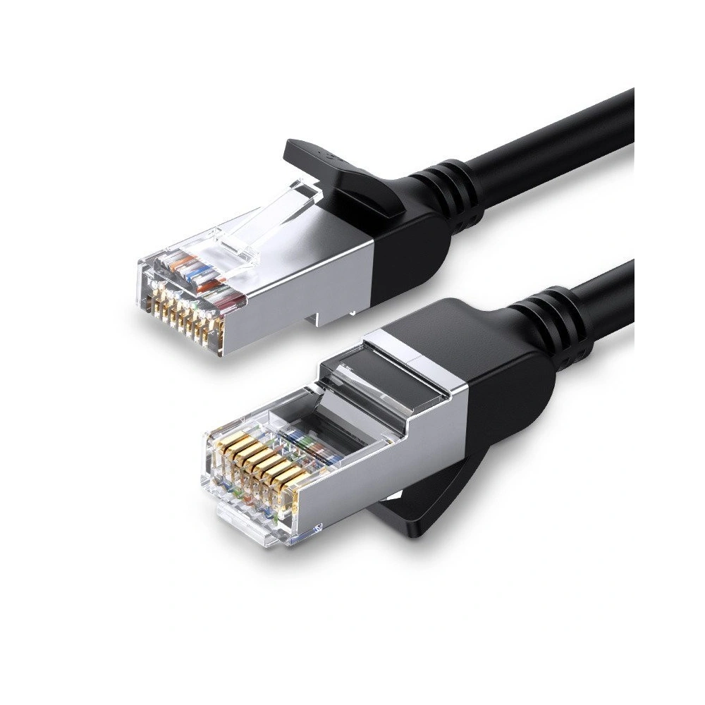 Hurtownia GSM - Kabel sieciowy UGREEN z metalowymi wtyczkami, Ethernet RJ45, Cat.6, UTP, 20m (czarny) - UGR257BLK - {ean13} - Hurt
