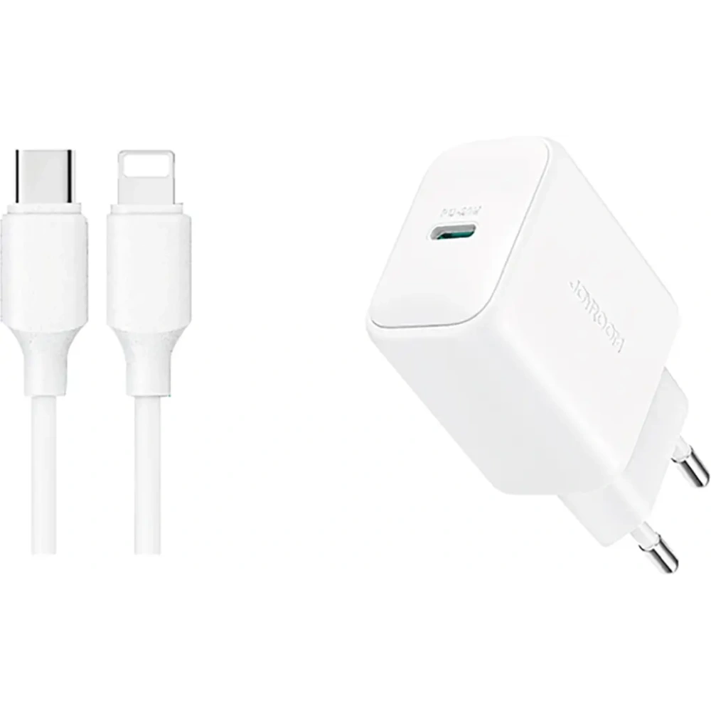 Hurtownia GSM - Joyroom JR-TCF20 fali töltő USB-C PD 20W fehér + USB-C a Lightning kábel 1m - JYR1074 - {ean13} - Hurt