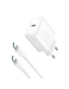 Hurtownia GSM - Joyroom JR-TCF24 falitöltő USB-C PD 30W QC SFC fehér + USB-C to USB-C kábel 1m - JYR1077 - {ean13} - Hurt