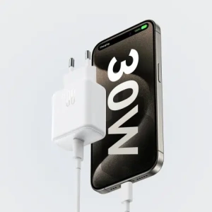 Hurtownia GSM - Joyroom JR-TCF24 falitöltő USB-C PD 30W QC SFC fehér + USB-C to USB-C kábel 1m - JYR1077 - {ean13} - Hurt
