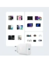Wholesale Joyroom JR-TCF24 wall charger USB-C PD 30W QC SFC white + USB-C to USB-C cable 1m - JYR1077 - {ean13} - Hurt