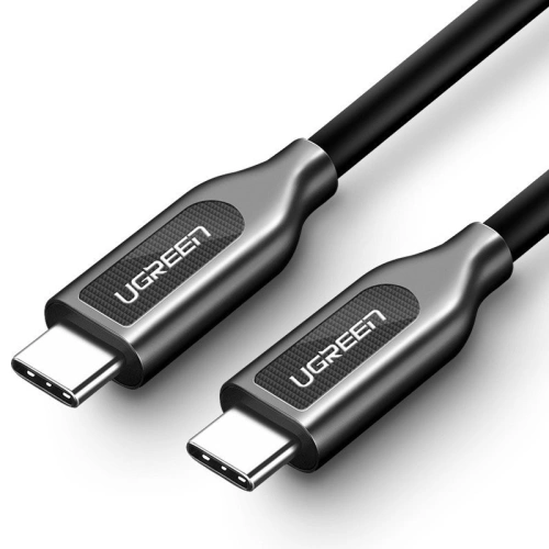 Kabel USB-C 3.1 Gen.2 UGREEN, PD 2.0, 5A, 100W, 4K, 10Gbps, Thunderbolt 3, 1m (czarny)