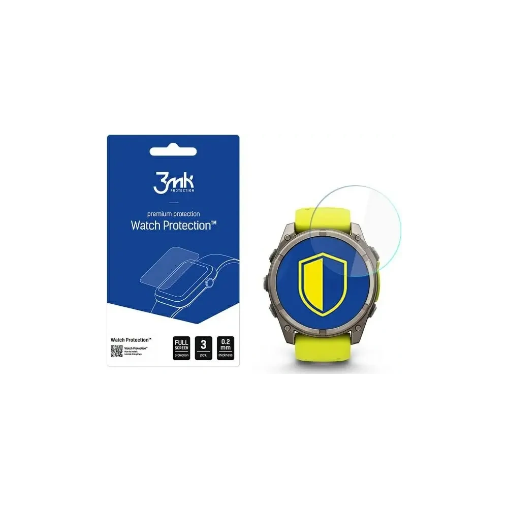 Hurtownia GSM - 3MK FlexibleGlass Óra Garmin Fenix 8 Solar / Zafír 51mm - 3MK15769 - {ean13} - Hurt