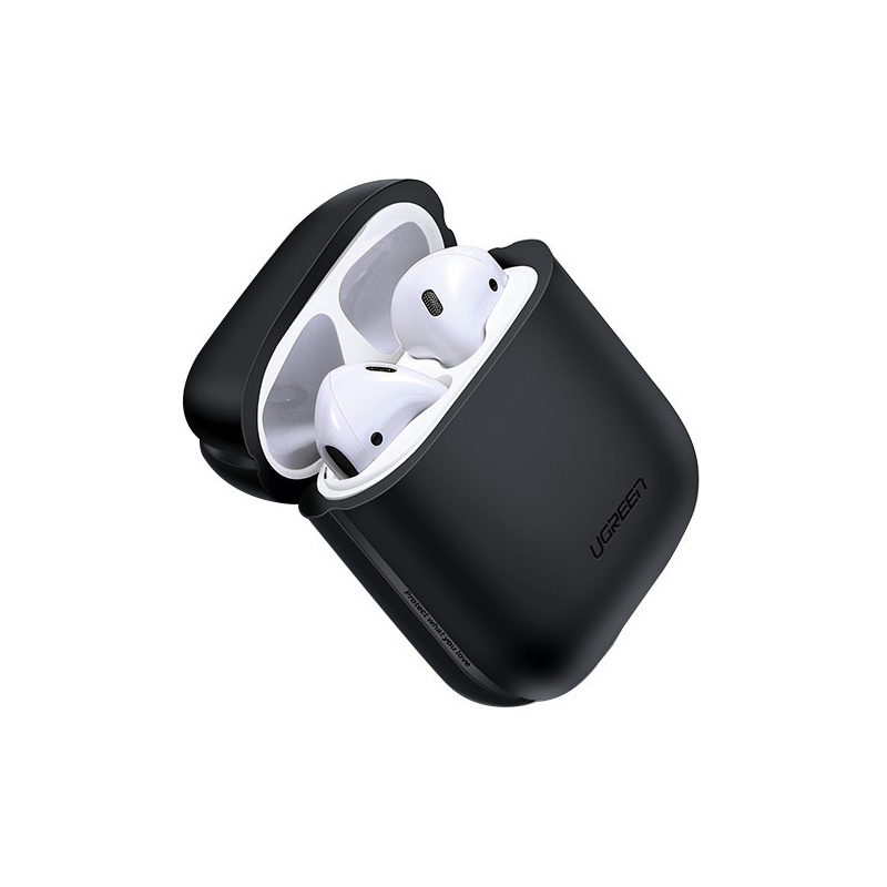 Hurtownia Ugreen - 6957303875689 - UGR269BLK - Silikonowe etui ochronne UGREEN na słuchawki Apple AirPods (czarne) - B2B homescreen