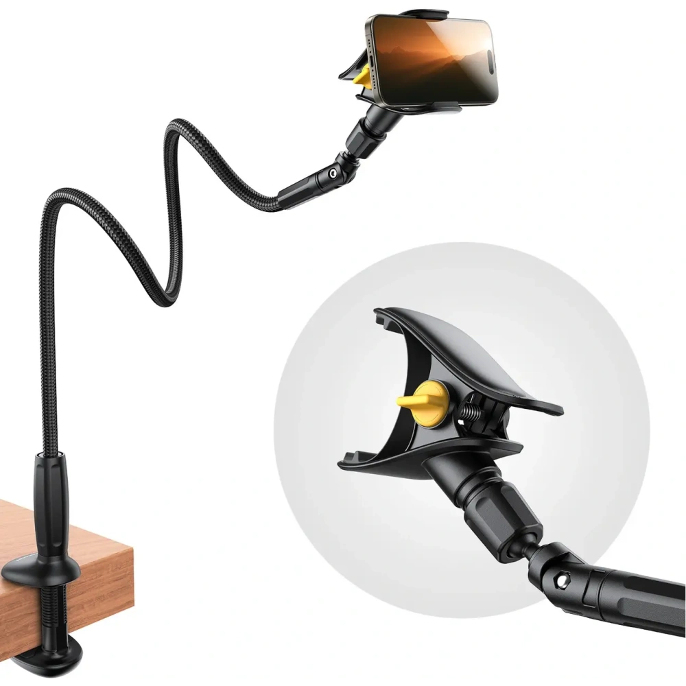 Hurtownia GSM - Joyroom suport pentru telefon JR-ZS389 cu braț flexibil pentru birou negru - JYR1083 - {ean13} - Hurt