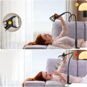 Hurtownia GSM - Joyroom JR-ZS389 Telefonhalter mit flexiblem Arm für den Schreibtisch schwarz - JYR1083 - {ean13} - Hurt
