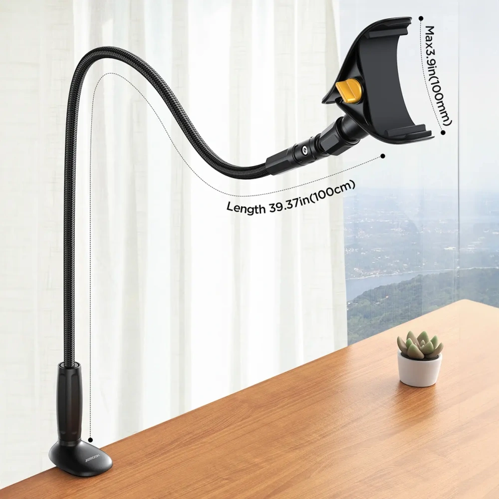 Hurtownia GSM - Joyroom JR-ZS389 Telefonhalter mit flexiblem Arm für den Schreibtisch schwarz - JYR1083 - {ean13} - Hurt