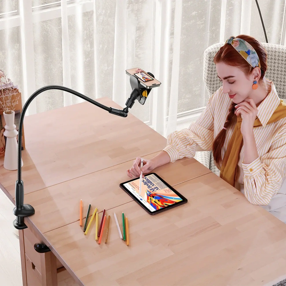 Hurtownia GSM - Joyroom JR-ZS389 Telefonhalter mit flexiblem Arm für den Schreibtisch schwarz - JYR1083 - {ean13} - Hurt
