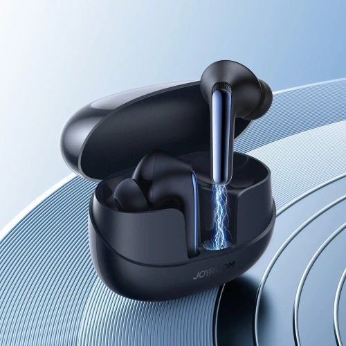 Bezprzewodowe słuchawki dokanałowe Joyroom Funpods JR-FN2 TWS Bluetooth 5.4 ANC IP54 czarne