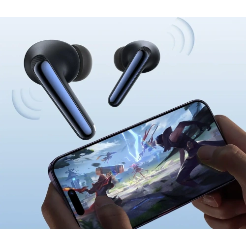 Bezprzewodowe słuchawki dokanałowe Joyroom Funpods JR-FN2 TWS Bluetooth 5.4 ANC IP54 czarne