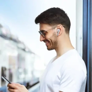 Wholesale Joyroom Funpods wireless in-ear headphones JR-FN2 TWS Bluetooth 5.4 ANC IP54 white - JYR1086 - {ean13} - Hurt