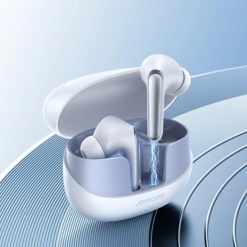 Bezprzewodowe słuchawki dokanałowe Joyroom Funpods JR-FN2 TWS Bluetooth 5.4 ANC IP54 białe