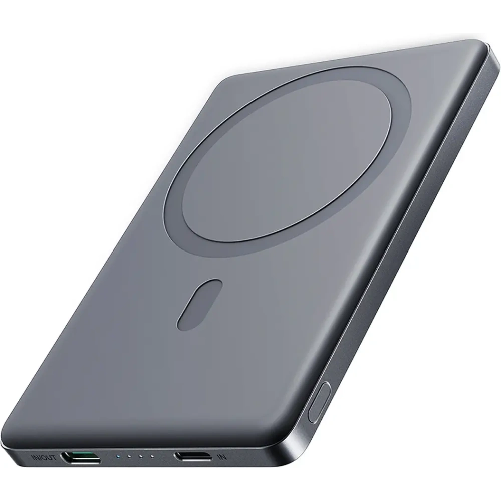 Wholesale Joyroom JR-PBM08 power bank 5000mAh 20W with wireless charging gray - JYR1088 - {ean13} - Hurt