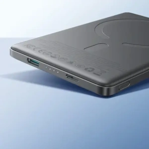 Joyroom JR-PBM08 banc de alimentare 5000mAh 20W cu încărcare wireless gri