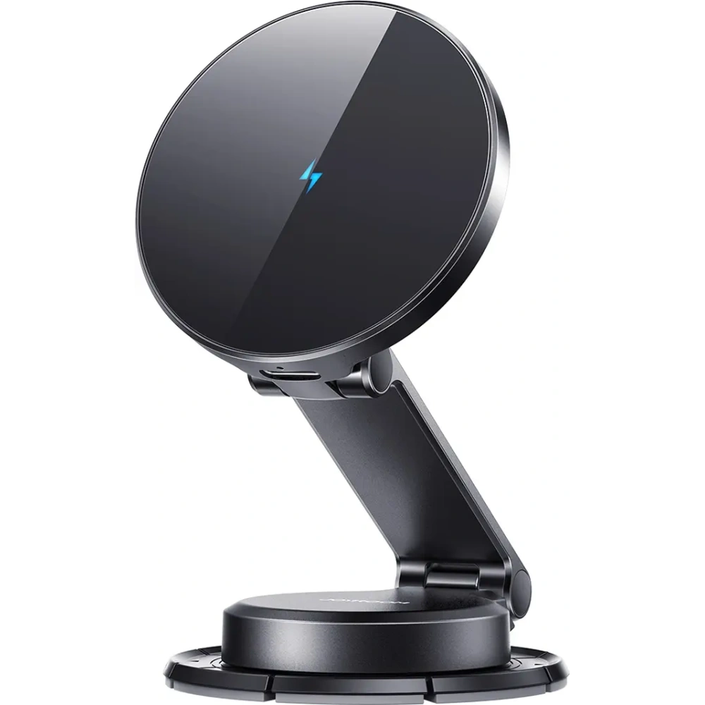Hurtownia GSM - Joyroom JR-ZS408 Magnetic Autós Tartó 15W Vezeték nélküli Töltővel Műszerfalra Fekete - JYR1089 - {ean13} - Hurt