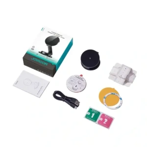 Hurtownia GSM - Joyroom JR-ZS408 Magnetic Autós Tartó 15W Vezeték nélküli Töltővel Műszerfalra Fekete - JYR1089 - {ean13} - Hurt
