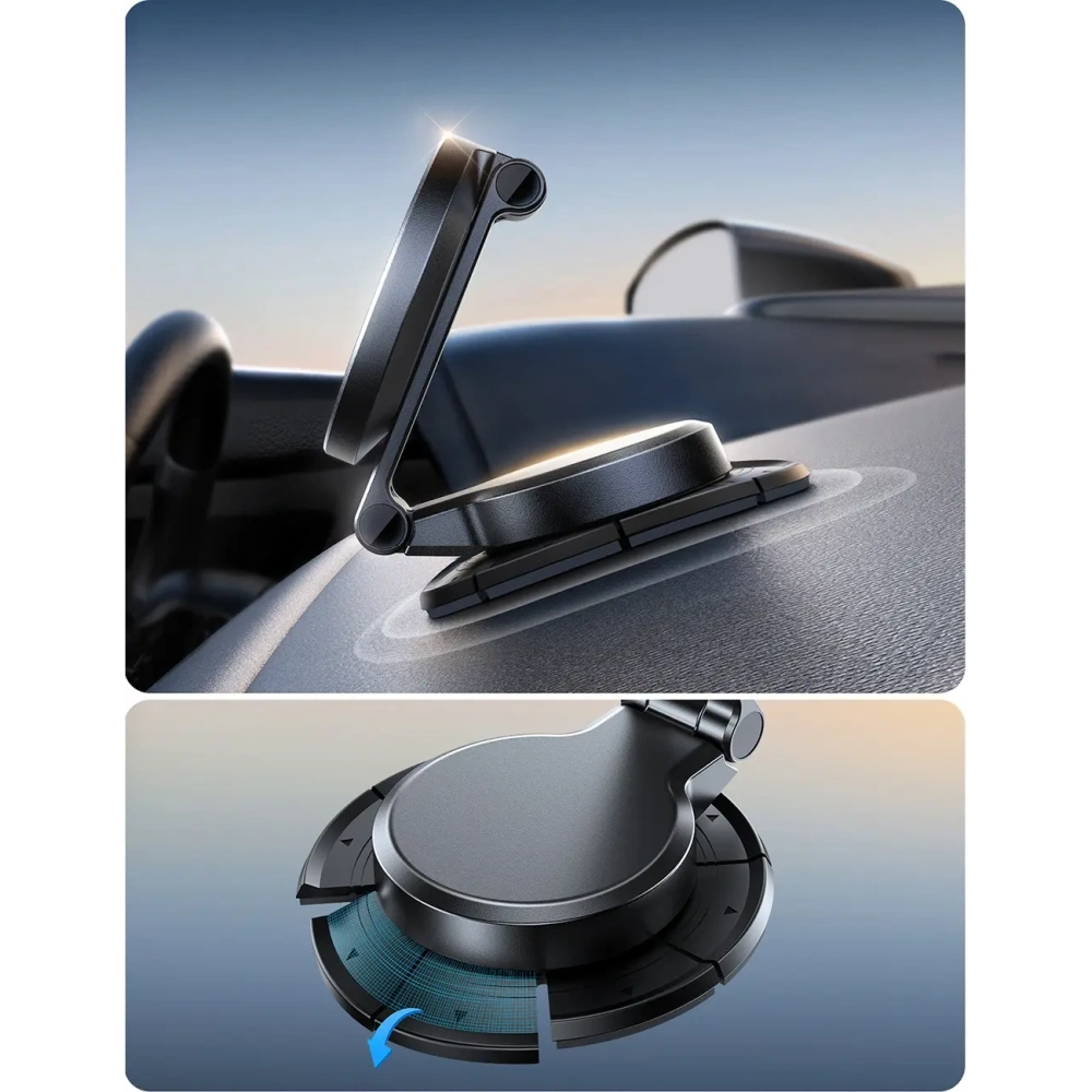 Wholesale Joyroom JR-ZS408 Magnetic Car Mount with 15W Wireless Charger for Dashboard Black - JYR1089 - {ean13} - Hurt