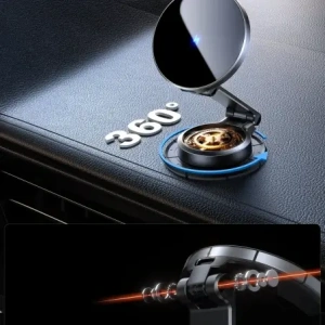 Hurtownia GSM - Joyroom JR-ZS408 Magnetic Autós Tartó 15W Vezeték nélküli Töltővel Műszerfalra Fekete - JYR1089 - {ean13} - Hurt