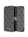 Etui Guess GUFLBKI614GG Apple iPhone XR grau/grey Buch 4G