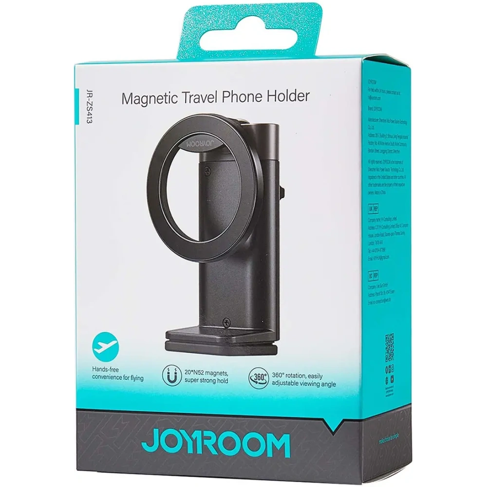 Hurtownia GSM - Joyroom JR-ZS413 suport magnetic de călătorie pentru telefon 4.7-7.0’ negru - JYR1091 - {ean13} - Hurt