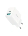 Joyroom JR-TCF21 Wandladegerät USB-C / USB-A 20W PD / QC 3.0 weiß