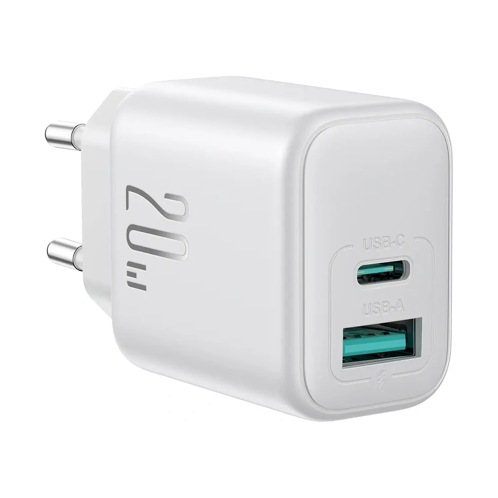 Hurtownia GSM - Joyroom JR-TCF21 fali töltő USB-C / USB-A 20W PD / QC 3.0 fehér - JYR1092 - {ean13} - Hurt