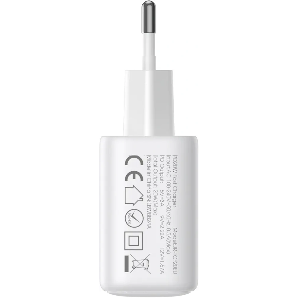 Hurtownia GSM - Joyroom JR-TCF21 fali töltő USB-C / USB-A 20W PD / QC 3.0 fehér - JYR1092 - {ean13} - Hurt