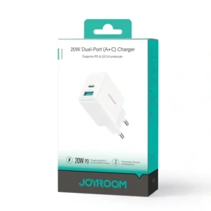 Hurtownia GSM - Joyroom JR-TCF21 fali töltő USB-C / USB-A 20W PD / QC 3.0 fehér - JYR1092 - {ean13} - Hurt