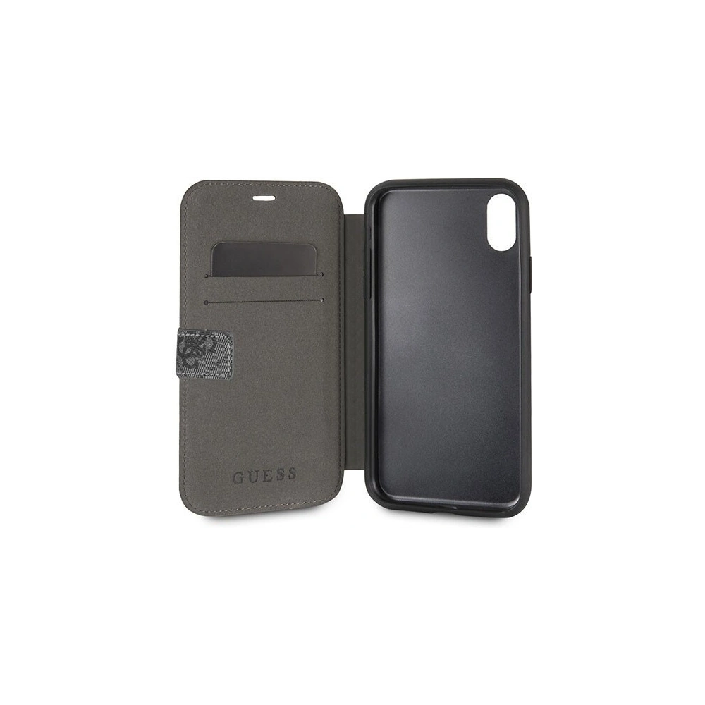 Hurtownia GSM - Etui Guess GUFLBKI614GG Apple iPhone XR szary/grey book 4G - GUE387GRY - {ean13} - Hurt
