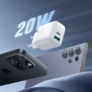 Hurtownia GSM - Joyroom JR-TCF21 fali töltő USB-C / USB-A 20W PD / QC 3.0 fehér - JYR1092 - {ean13} - Hurt