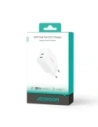 Hurtownia GSM - Ładowarka sieciowa Joyroom JR-TCF12 2xUSB-C 20W PD / QC 3.0 biała - JYR1093 - {ean13} - Hurt