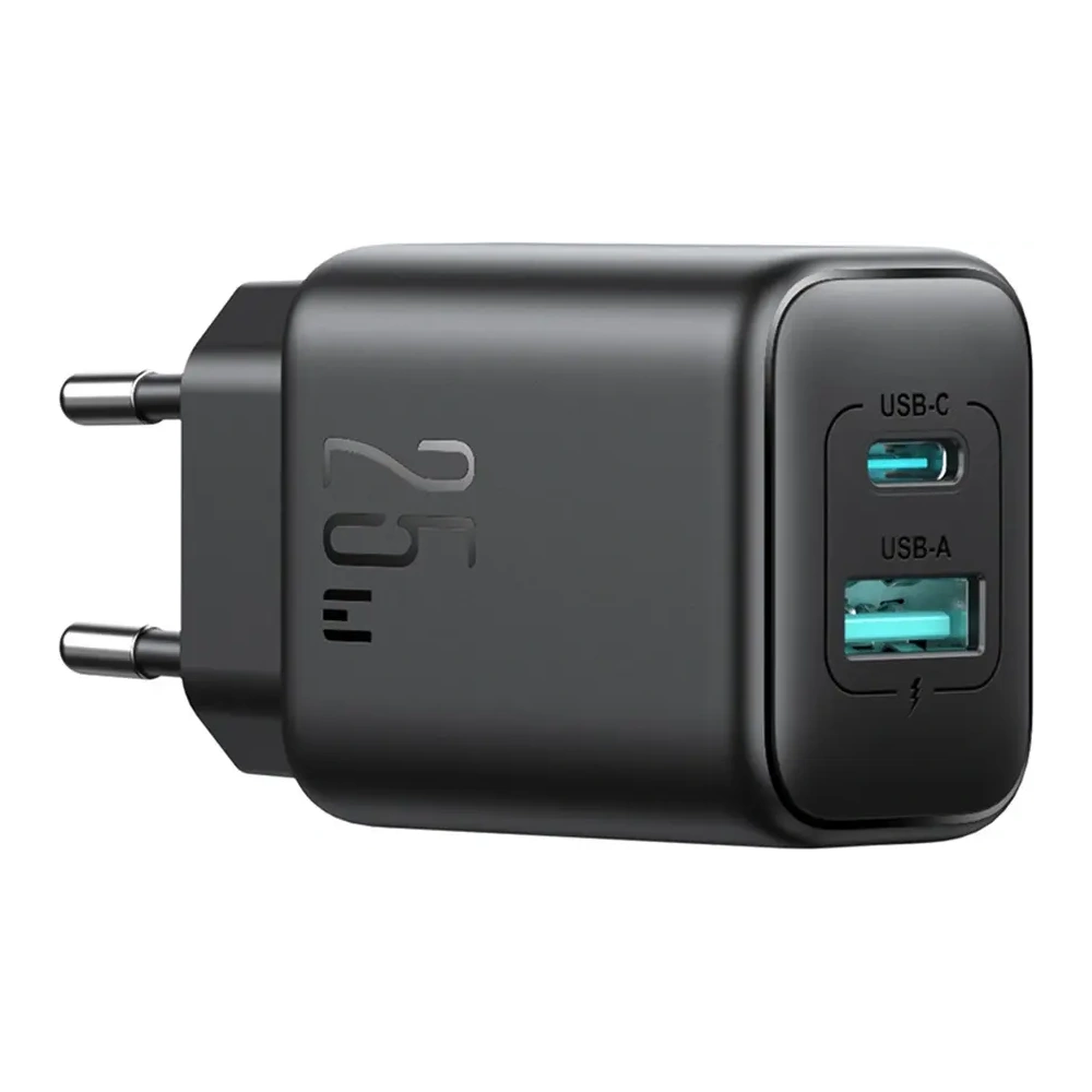 Hurtownia GSM - Joyroom JR-TCF13 falitöltő USB-A, USB-C 25W SFC / PPS / PD fekete - JYR1094 - {ean13} - Hurt