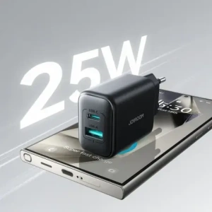 Hurtownia GSM - Joyroom JR-TCF13 falitöltő USB-A, USB-C 25W SFC / PPS / PD fekete - JYR1094 - {ean13} - Hurt