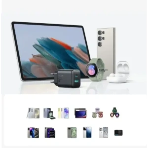 Hurtownia GSM - Joyroom JR-TCF13 falitöltő USB-A, USB-C 25W SFC / PPS / PD fekete - JYR1094 - {ean13} - Hurt