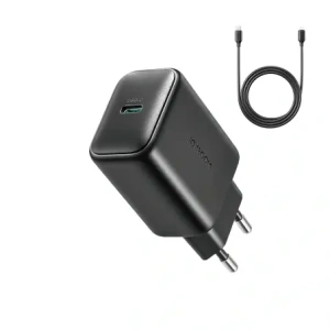 Hurtownia GSM - Joyroom JR-TCF23 fali töltő USB-C 25W SFC / PPS / PD fekete + USB-C to USB-C kábel 1m - JYR1096 - {ean13} - Hurt