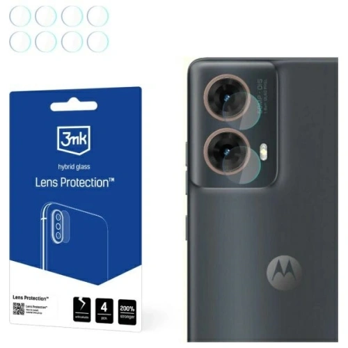 Szkło hybrydowe na obiektyw aparatu 3MK Lens Protection Motorola Moto G85 [4 PACK]