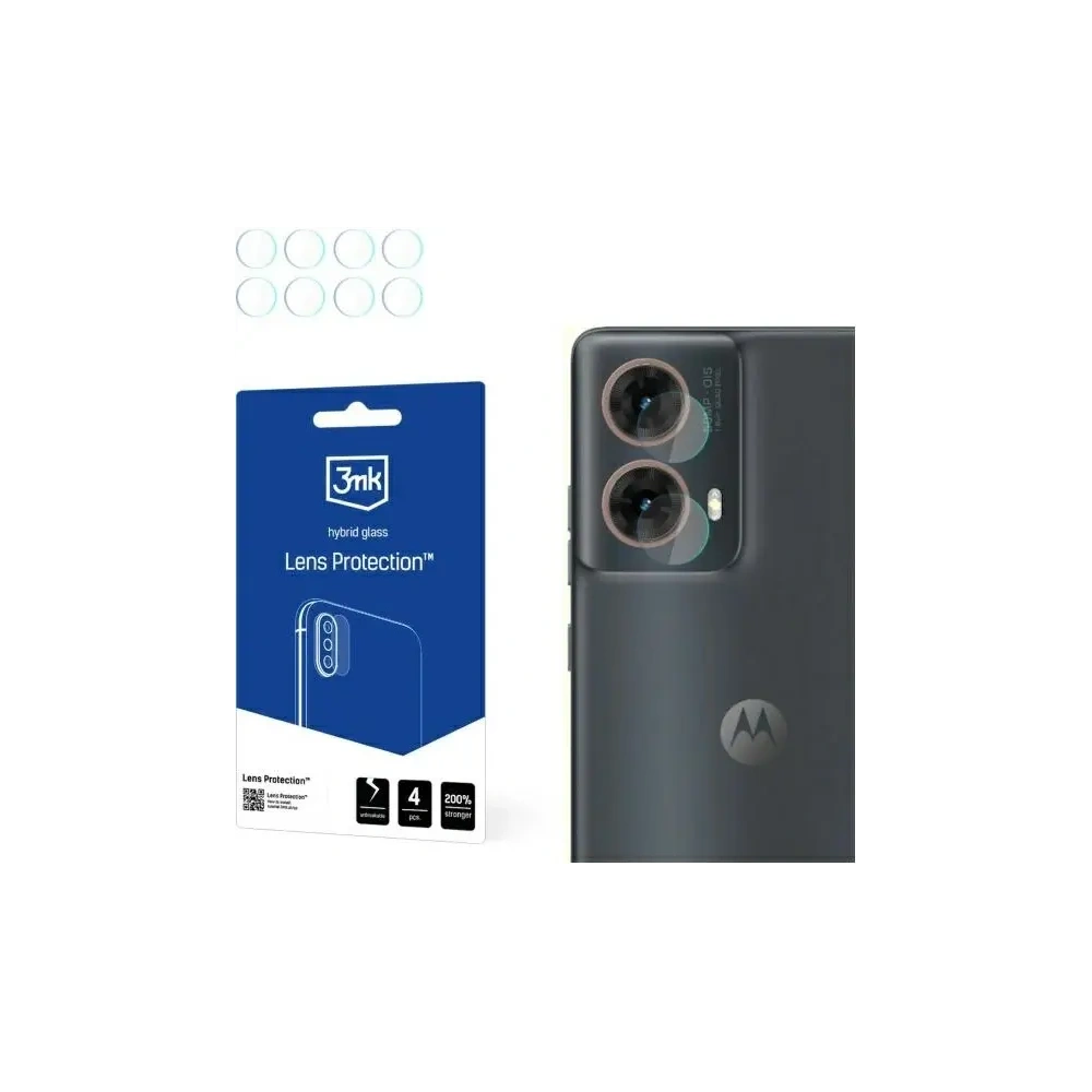 Hurtownia GSM - Hybriální sklo na objektiv fotoaparátu 3MK Ochrana objektivu Motorola Moto G85 [4 PACK] - 3MK15790 - {ean13} - Hurt
