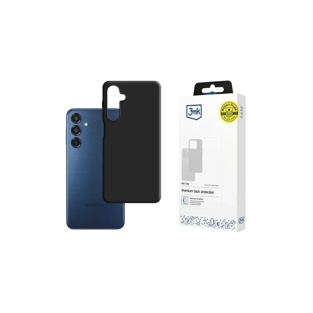 Hurtownia GSM - 3MK Husa Matt Samsung Galaxy M35 5G neagră - 3MK15796 - {ean13} - Hurt