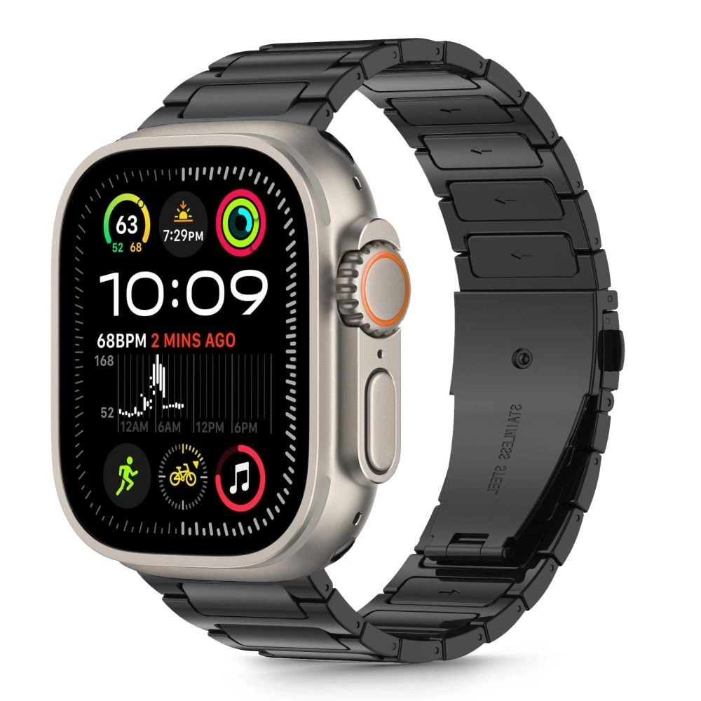 Hurtownia GSM - Tech-Protect Rozsdamentes Klasszikus Apple Óra 6 / 7 / 8 / 9 / 10 / SE / Ultra 1 / 2 44/45/46/49mm Fekete - THP3485 - {ean13} - Hurt